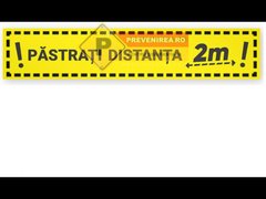 Banda personalizata pastrati distanta